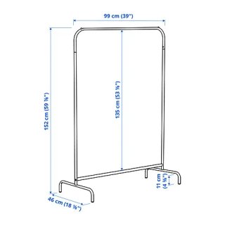 Burro para ropa IKEA MULIG blanco
