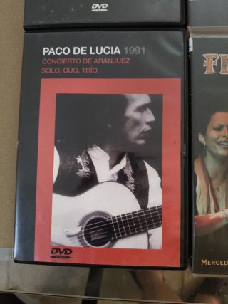 Lote 4 DVDs Flamenco: Paquera, Mercé, Paco de Lucí