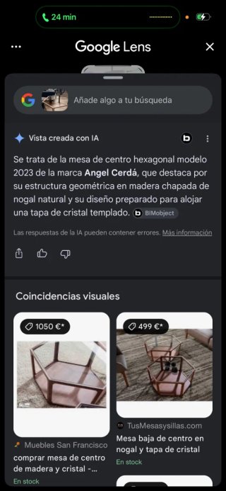 Mesa de centro diseño cristal y madera
