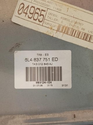 6l4837755p elevalunas delantero seat ibiza 2795