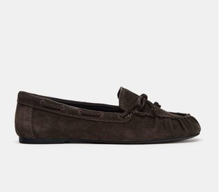 Mocasin Serraje - Zara Marrón Talla 39