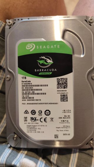 Disco Duro Seagate Barracuda 1TB 3.5