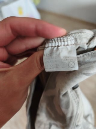 Pantalones acampanados vintage No Puedo camuflaje