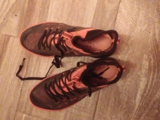 Zapatillas Fútbol Sala Naranja y Negro