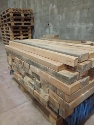Puntones de madera