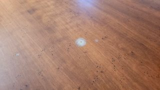 Conjunto mesa y 6 sillas madera