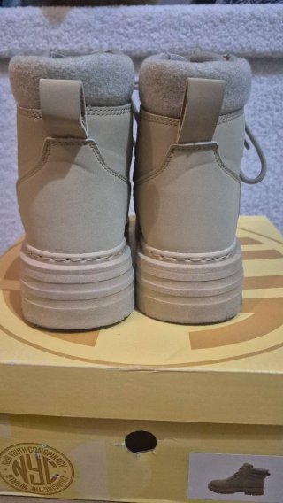 Botas NYC Beige Talla 38