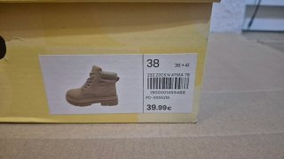 Botas NYC Beige Talla 38