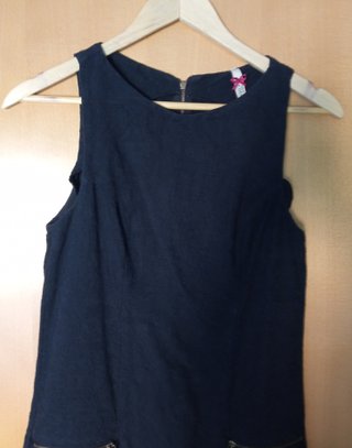 Vestido negro Stradivarius