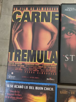 8 Películas VHS (Crimen, Terror, Suspense)