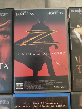 8 Películas VHS (Crimen, Terror, Suspense)