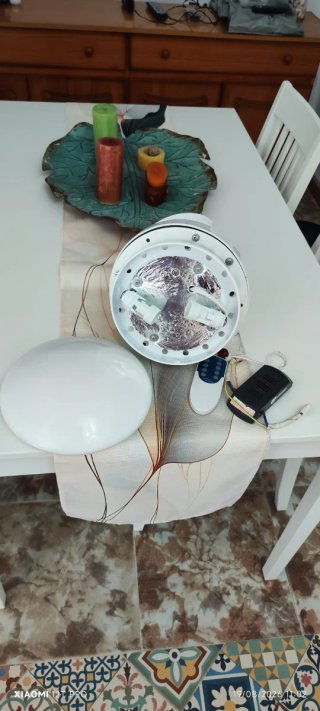 Ventilador de techo con luz