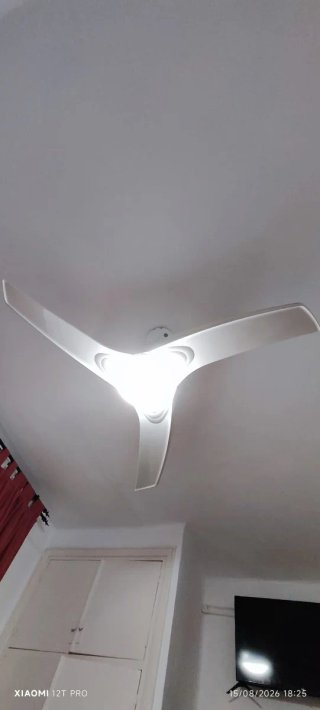 Ventilador de techo con luz