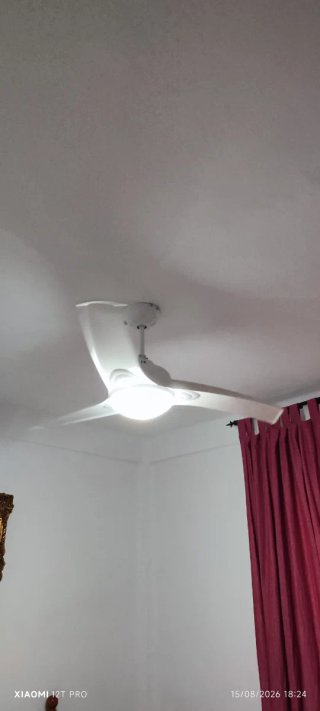 Ventilador de techo con luz