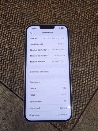 iPhone 14 Plus lila claro