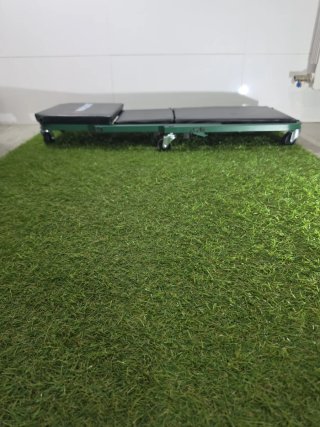Plataforma tipo camilla y asiento parkside