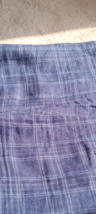 Pantalón cuadros Angel Schlesser azul Talla 40
