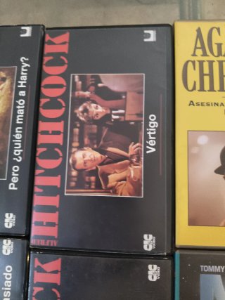 6 Películas VHS Hitchcock y más