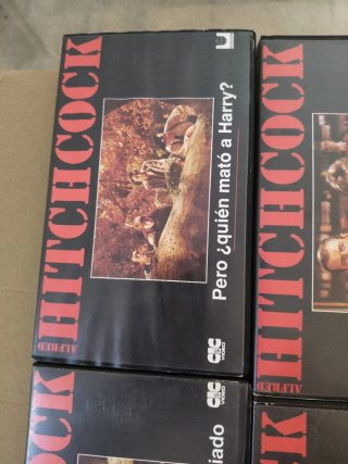 6 Películas VHS Hitchcock y más