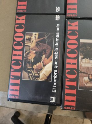 6 Películas VHS Hitchcock y más
