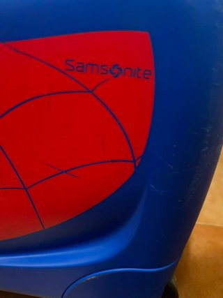Maleta Infantil Samsonite de Spiderman Azul/Rojo