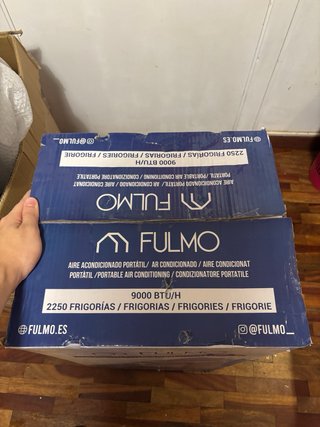 Aire Acondicionado Portátil Fulmo 9000BTU