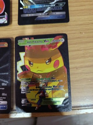 Lote 4 Cartas Pokémon GX VMAX Charizard Pikachu