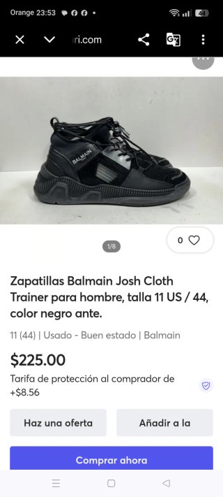 Zapatillas Balmain Negras