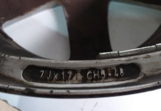 423158 llanta 7jx17ch5-48 peugeot 407 sport