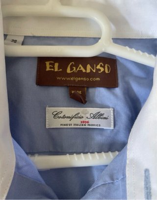 Camisa El Ganso Manga Larga Azul