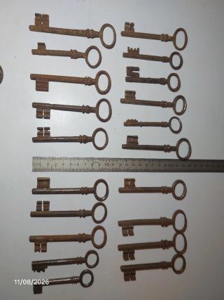 Llaves antiguas de hierro.