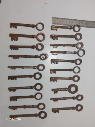 Llaves antiguas de hierro.