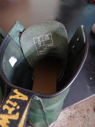 Botas Dr. Martens Hombre Talla 43 Verde originales