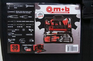 Juego fontanería 38 pcs maleta nueva Peddinghaus