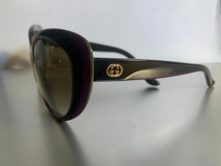 Gafas de sol Gucci marrones y moradas