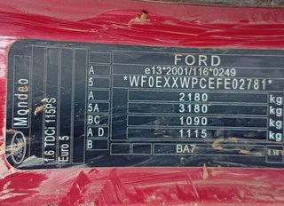 Llanta e8.5jx16h2 ford mondeo lim. trend 439711