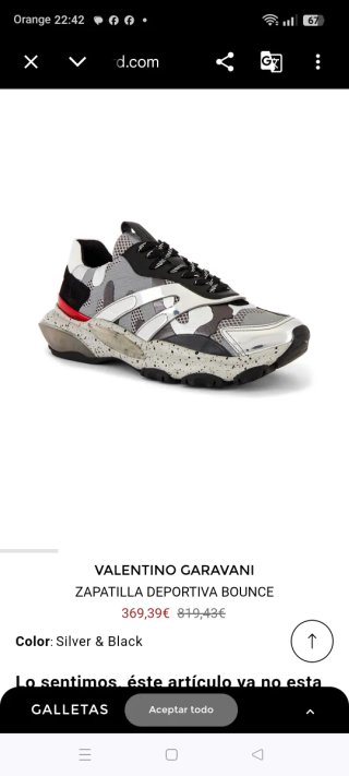 Zapatillas deportivas grises y plateadas