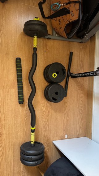 Máquina de pesas con poleas y cuerda