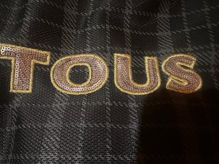 Bolso Tous Jodie negro, plateado y dorado