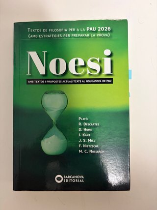 Noesi. Textos de filosofia per a les PAU 2026