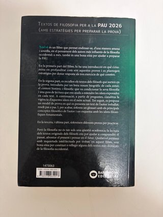 Noesi. Textos de filosofia per a les PAU 2026