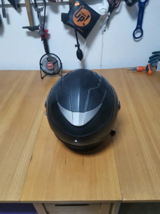 Casco Moto Negro Mate Integral