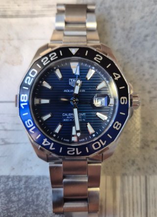 TAG HEUER AQUARACER GMT BATMAN