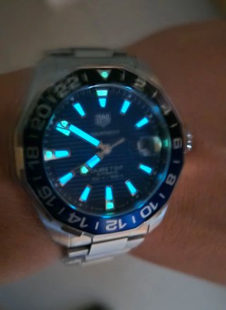 TAG HEUER AQUARACER GMT BATMAN