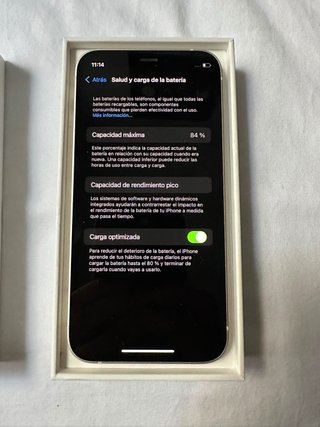 iPhone 12 Blanco 128GB (84% Batería)