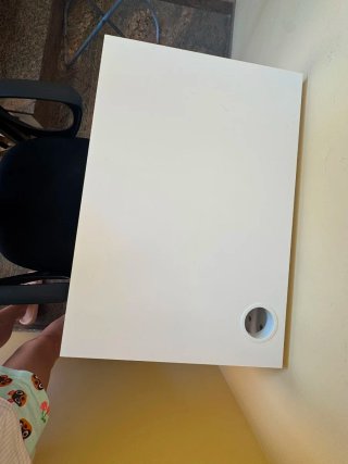 Pack Escritorio Blanco IKEA + Silla Oficina Negra