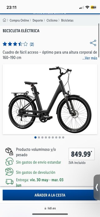 Bicicleta Eléctrica Lidl Nueva