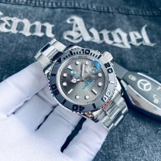 Rolex Yachtmaster Reloj Gris y Plateado