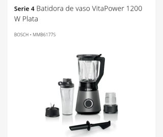 Batidora Bosch VitaPower 1200W MMB6177S