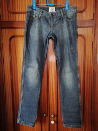 Lote 3 pantalones vaqueros T38